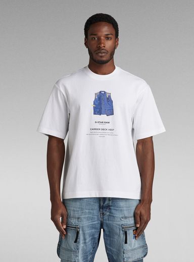 Archive Print Boxy T-Shirt